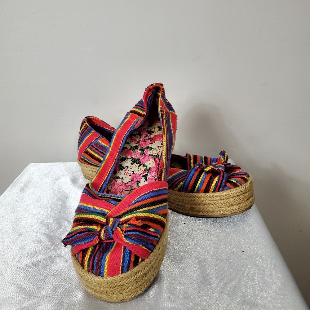 women's multicolor espadrille